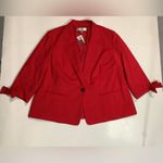 Jones Studio  Vibrant Red Women's Blazer Photo 1