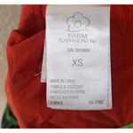 Farm Rio  Tropical Bunch Puff Sleeve Crop Top Women’s Size XS Button Up Vacay Photo 8