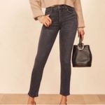 Reformation  Black High & Skinny Cropped Jeans Photo 1