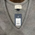 Universal Threads Universal Thread Grey Bodysuit Heather Ribbed V-Neck Photo 1