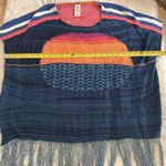 Free People Free People Women's Sweater Fringe Sunset Crochet Knit Short Sleeve Size M/L Photo 2