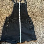 Madewell Black Denim Shorts Overalls XS Photo 6