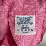 Lands' End  Pink Paisley Button Down Shirt Size 18W Preppy Feminine Office Casual Photo 5
