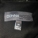 Donna Ricco  sleeveless metallic silver and black  dress Photo 4