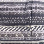 Tommy Hilfiger Puffer Vest Medium Brown Down Feather Fair Isle Photo 4