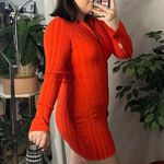 Milly  x Revolve Polo Cardigan Mini Dress Coral Size Small NWT Photo 5