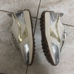 DV by Dolce Vita Silver and Cream Sneakers with Modern Design Braiden sneakers Size 10 Photo 1