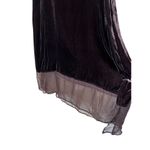 Vintage Harari Silk Blend Dark Brown Velvet Maxi Dress Size M NWT Size M Photo 4
