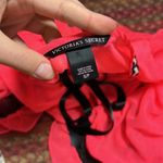 Victoria's Secret Y2K  HOT PINK & BLACK LACE BABY DOLL TIE FRONT ROBE COVER UP Photo 6