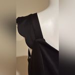 Monteau Black V Neck A Line Dress Pull Over Sleeveless Scalloped Straps Sz 3X Photo 6