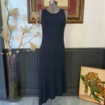 Anthropologie  Bordeaux Seamed Asymmetrical Maxi Side Slit Dress - Sz S 💚🎀 Photo 2