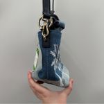 Kate Spade California Dreaming Pippa Blue Denim Palm Tree Bucket Bag NEW RARE Photo 5