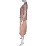 Jessica Howard Women's 3/4-Sleeve Soutache Jacket Fit & Flare Dress Blush Sz 12 Photo 2