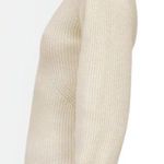 Madewell NEW  SoftWool Square-Neck Pullover Sweater Medium Cashmere Blend Cream Photo 1