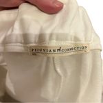 Peruvian Connection  White Elastic Waist Knit Pants size XL Photo 8