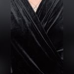 & Other Stories & OTHER STORIES Crushed Velvet Wrap Dress In Black Photo 3