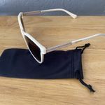 Balmain  BL2507 Round Sunglasses in White Acetate Cream Photo 10