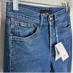 3x1 NEW  MIMi CUTTRELL Kelli Flared Slit High Rise Jeans Button Fly size 25 Photo 8