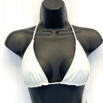Good American NEW‎  3 US L Tiny Ties Triangle Bikini Top Swim Cream Ivory Beachy Photo 2