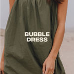 Daily Drills  Bubble Dress Green Photo 0