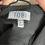 Tobi Cami Tank Top Halter Criss Cross Back Strappy Lightweight High Neck Black Photo 4