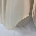 Maison Jules  M Workwear Pocketed Button Down Cream Long Sleeved Blouse Top Photo 5