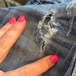 Silver Jeans  Tuesday Thick Stitched Distressed Capri Jeans Photo 4