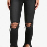 L'Agence High Line Skinny Jeans in Nighttime Destruction Distressed Size 25 Photo 0