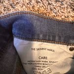 Ann Taylor The Skinny Ankle Jeans Women's Size 0 Frayed Hem Dark Wash Photo 3