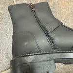 Aquatalia Womens Lillie Weatherproof Matte Leather Short Boots Black 8.5 Photo 8
