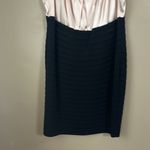 Dress Barn Collection Dress Sz 18 Black/Cream Empire Waist Sleeveless Formal Photo 3