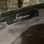 Soprano  gorgeous black and gold skater dress with pockets. EUC. Photo 8