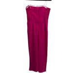 Amanda Uprichard  Mandy Strapless Midi Dress In Hot Pink Photo 6