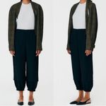Tibi  Fabienne Ecoupe Pull On Cupro‎ Jogger Black XS Photo 1