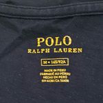 Ralph Lauren Polo  Women’s Sz M Polo Black Jersey V Neck‎ Tee Photo 6