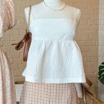 Et Clet White Open Back Top Photo 2