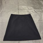 Loft  Black Mini A-Line Ruffled Skirt Photo 1