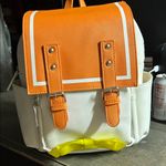 Hot Topic + Sailor Moon Sailor Venus Suite Backpack Purse Rare Hard to Find Orange Photo 0