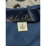 Blue Rain  Women's Size S‎ Blue Floral Bohemian Chiffon  Dress F-71 Photo 5