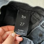 3x1  NYC High Rise Rolled Cuff Denim Shorts Black (Size 27) Photo 2