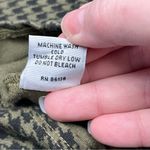 Bryn Walker  Green Houndstooth Womens Size XXS‎ Tunic Top Oversized Mock Neck Photo 4