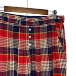 Aerie Flannel Skater Red Plaid Pajama PJ Matching Set Sleep M Pant L Shirt Cozy Photo 3