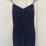 Tight Navy Sparkly Dress Blue Size 2 Photo 1