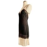 Victoria's Secret  Black Lace Slip Dress Nude Illusion Mesh Nightgown Small EUC Photo 6