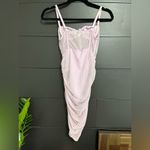 Tic Toc  Lala Lavender Sheer Bodycon Bodysuit Corset Dress Women’s Sz S EUC Photo 4