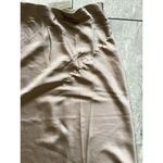 J.Crew  Warm Boulder Beige Gwyneth Slip Skirt High Waist Knee Length Satin L Photo 2