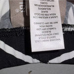 Chico's NEW Chico’s Black & White Palm Graphic Pull On Palazzo Pants size 1 or Medium 8 Photo 6