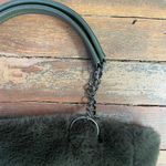 Expressions NYC Broome St. Chain Vegan Gray Faux Fur Tote Bag Chain w Detail 🧡🎀 Photo 9