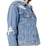 Levi's NEW Levi’s Ex-Boyfriend Destroyed Trucker Jacket size Small NWT Photo 0