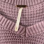 Free People  Purple Moonshine Cold Shoulder Sweater Size‎ Small Photo 2